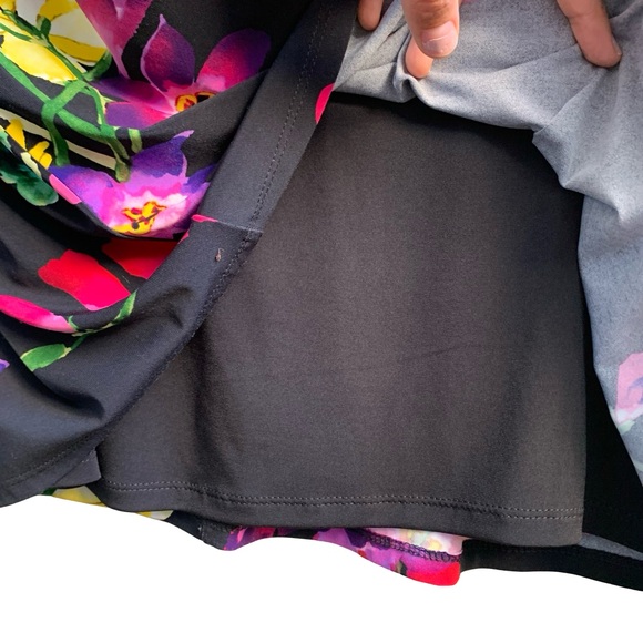 Ralph Lauren Pink Yellow Ruched Floral Sheath Dress Wedding Guest Sleeveless - Picture 9 of 14